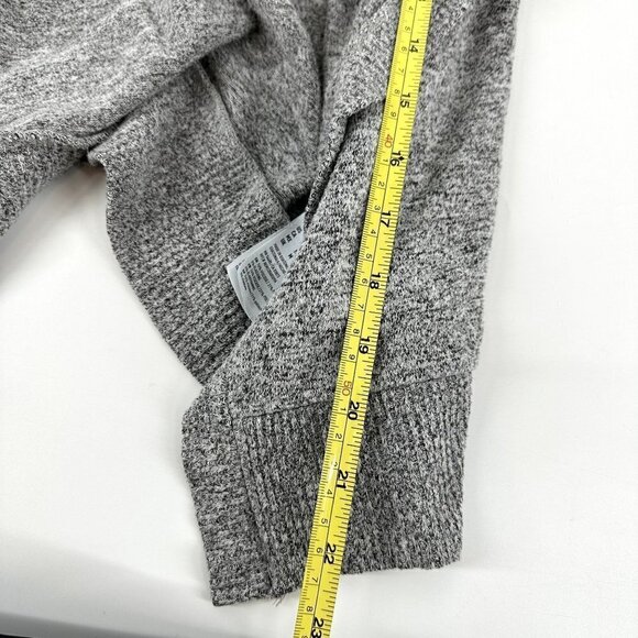 American Eagle Gray Open Swing Sweater Cardigan Size M Viscose Blend - Picture 9 of 10